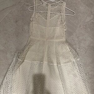 Club Monaco Ivory Lace Blouse
